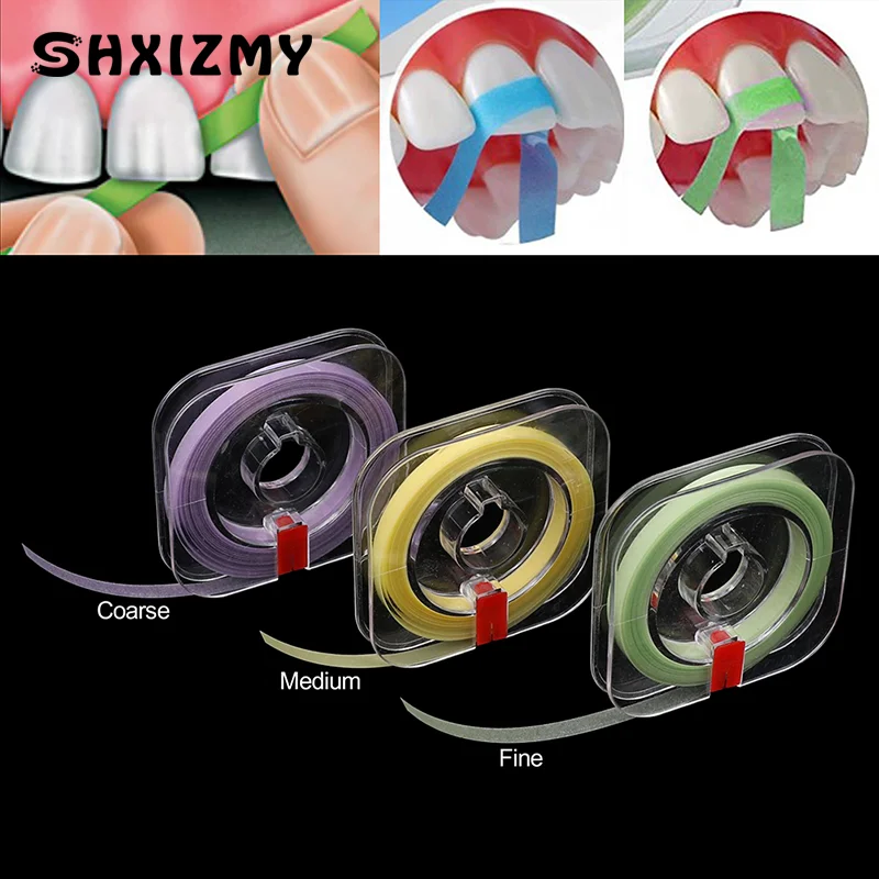 6m * 4mm Paski do polerowania zębów Folia poliestrowa Paski matrycowe Żywica Szlifowanie zębów Szlifowanie 50μm 30μm20μm Materiał stomatologiczny