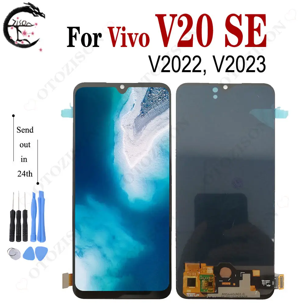 LCD For Vivo V20 SE LCD V2022 V2023 Display Screen Touch Sensor Digitizer Assembly V20SE LCD Parts Replacement Module Tested OK