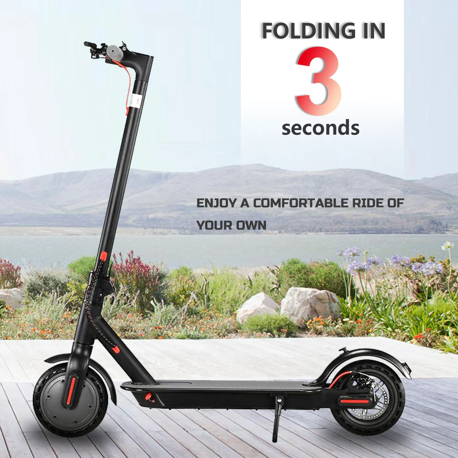 Felnőtt Elektromos Motorroller, 350w48v15.6mph 8-inch Érlelődik, foldable, Könnyűsúly, Jó minőségű Orbán men's majd Női lovaglás Elektromos