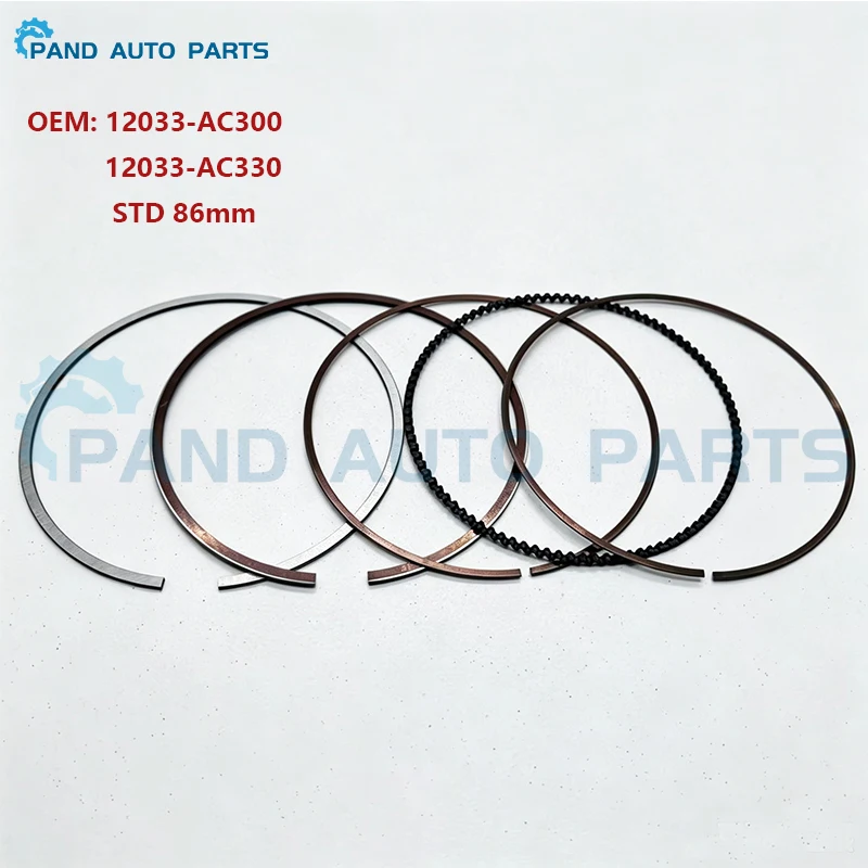 OEM Spec Piston Ring Set STD Fit SUBARU WRX STI BRZ Outback Legacy Forester 2.0DIT 2.0XT FA20 FA20DIT 12033-AC330 12033AC300
