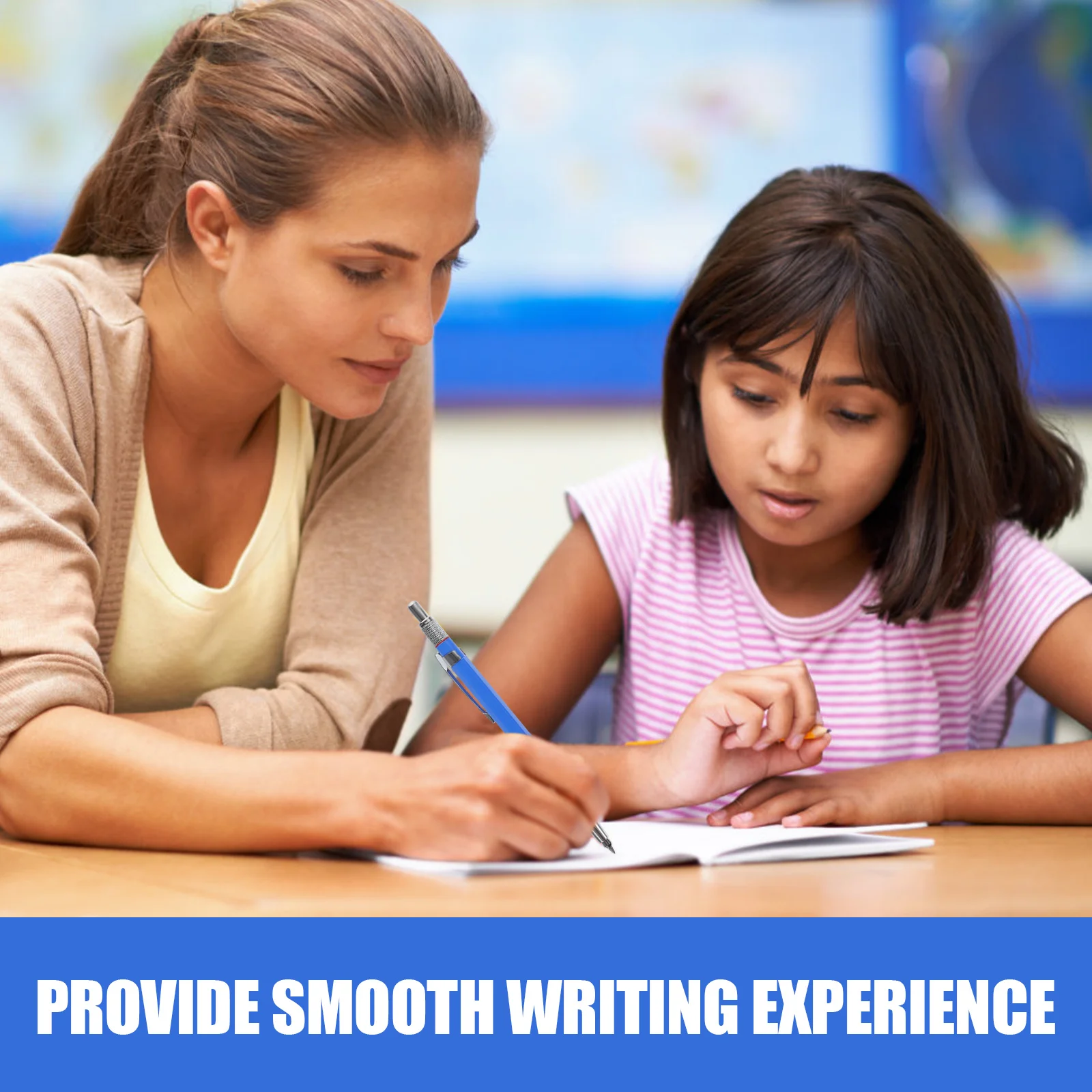 

1Set Automatic Mechanical Pencil 2.0mm Smooth Writing Drafting Pencil Students Office Stationery 2.0 Mm Mechanical Pencils