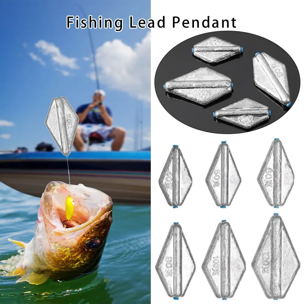 Multiple Choice Line Sinkers Fishing Accessories Fishing Lead fall Fishing Lead Pendant Flat Shaped Fishing Tools