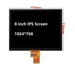 8 인치 EJ080NA-04C HJ080IA-01E IPS 화면 해상도 1024*768 4:3 40pin 휴대용 LCD 디스플레이 범용 LCD 디스플레이 화면 패널