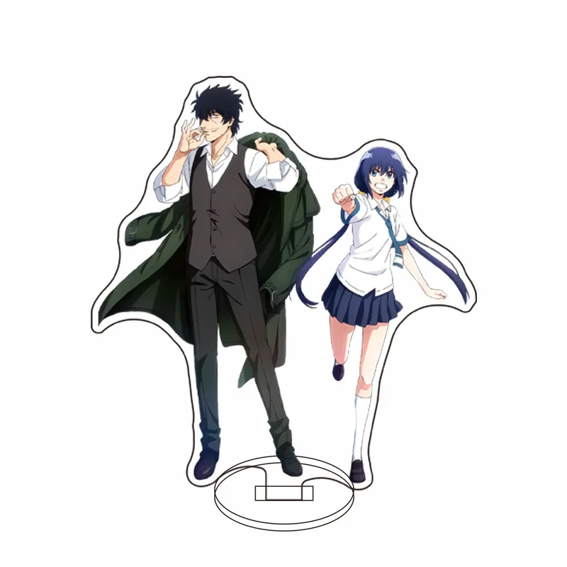 أنيمي "المحققون هذه الأيام مجنون!" حامل أكريليك مقاس 15 سم لتزيين غرفة Keiichirou Nagumo Mashiro هدية عيد ميلاد