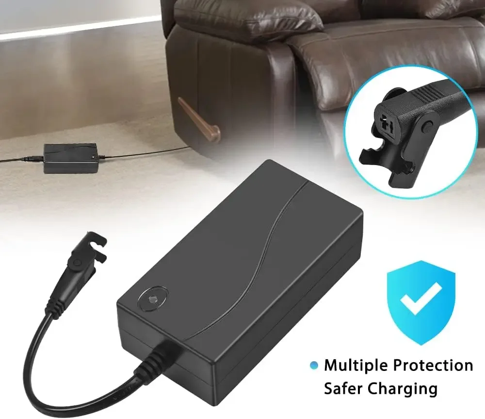 Recliner Power Supply 29V 2A AC/DC Switching Power Supply Transformer 2-pin Adapterfor Lift Chair or Power Recliner Limoss OKIN