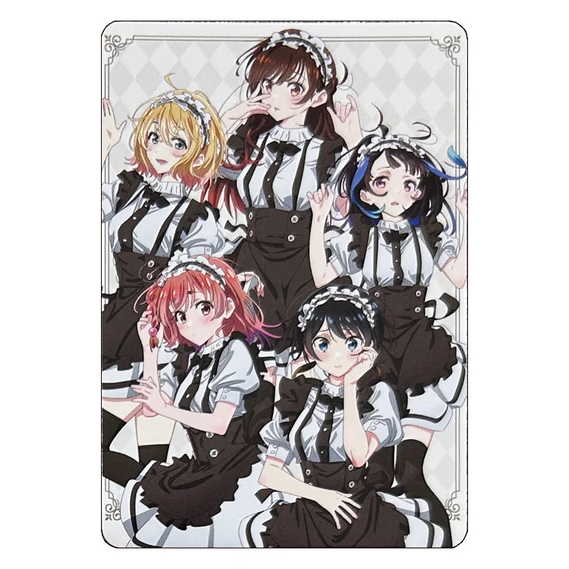 The Quintessential Quintuplets DIY 5PCS/SET Nakano Ichika Miku Nino Yotsuba Itsuki Maid costumes Collectible cards holiday gifts