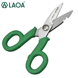 LAOA 5.5inch Stainless Electrician Scissors Household Shears Tools Stripping Wire Tools Cut Wires