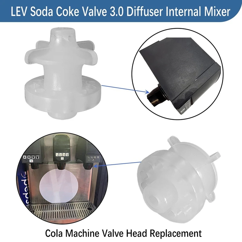 4Pcs LEV Soda Coke Valve 3.0 Diffuser Internal Mixer,For Cola Machine Replacement Repair Valve Assembly 28368