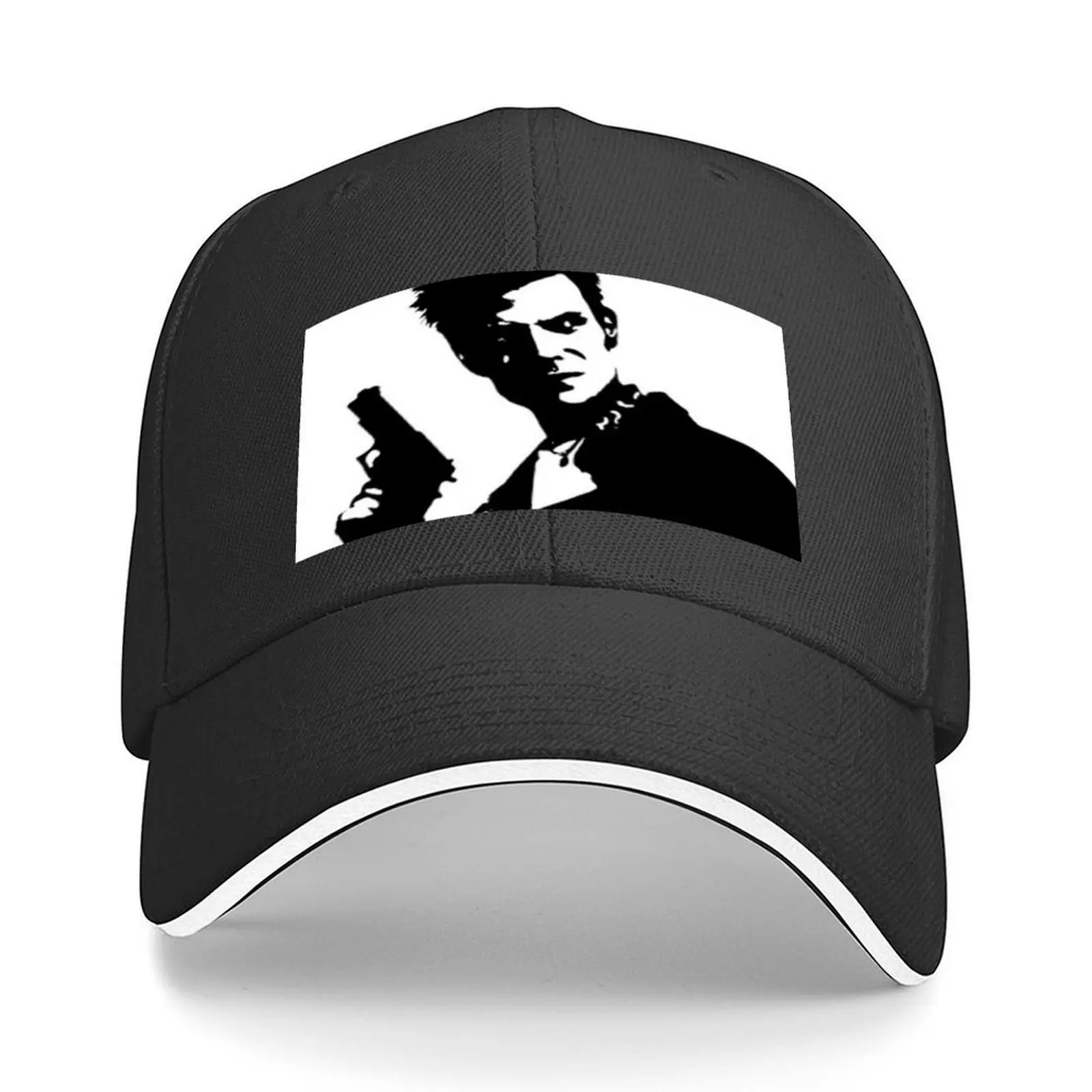 

Max Payne - Classic Red Neon Baseball Cap Hat Luxury Brand Sun Hat For Children Anime Designer Hat Boy Women's