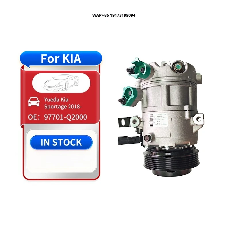 

Superior Durability Fast Cooling Compressor Auto Air Conditioning Compressor for Sportage 2018 Model OE 97701 Q2000