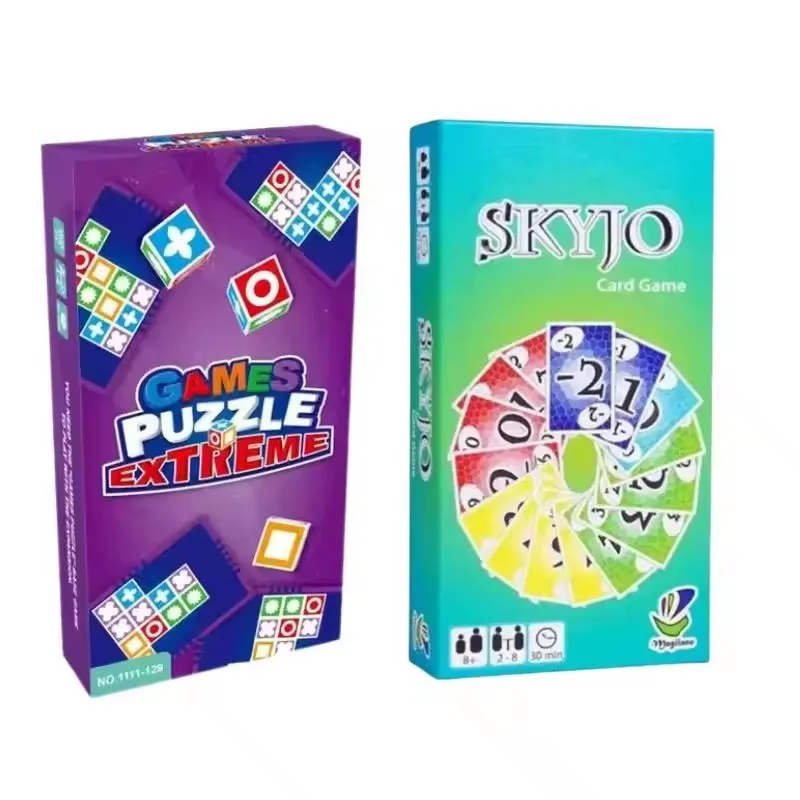 New Skyjo Board Game Card Party of Tables for The Whole Family Deck Box Wit Social Collective Game Children's Tapis Poker Social