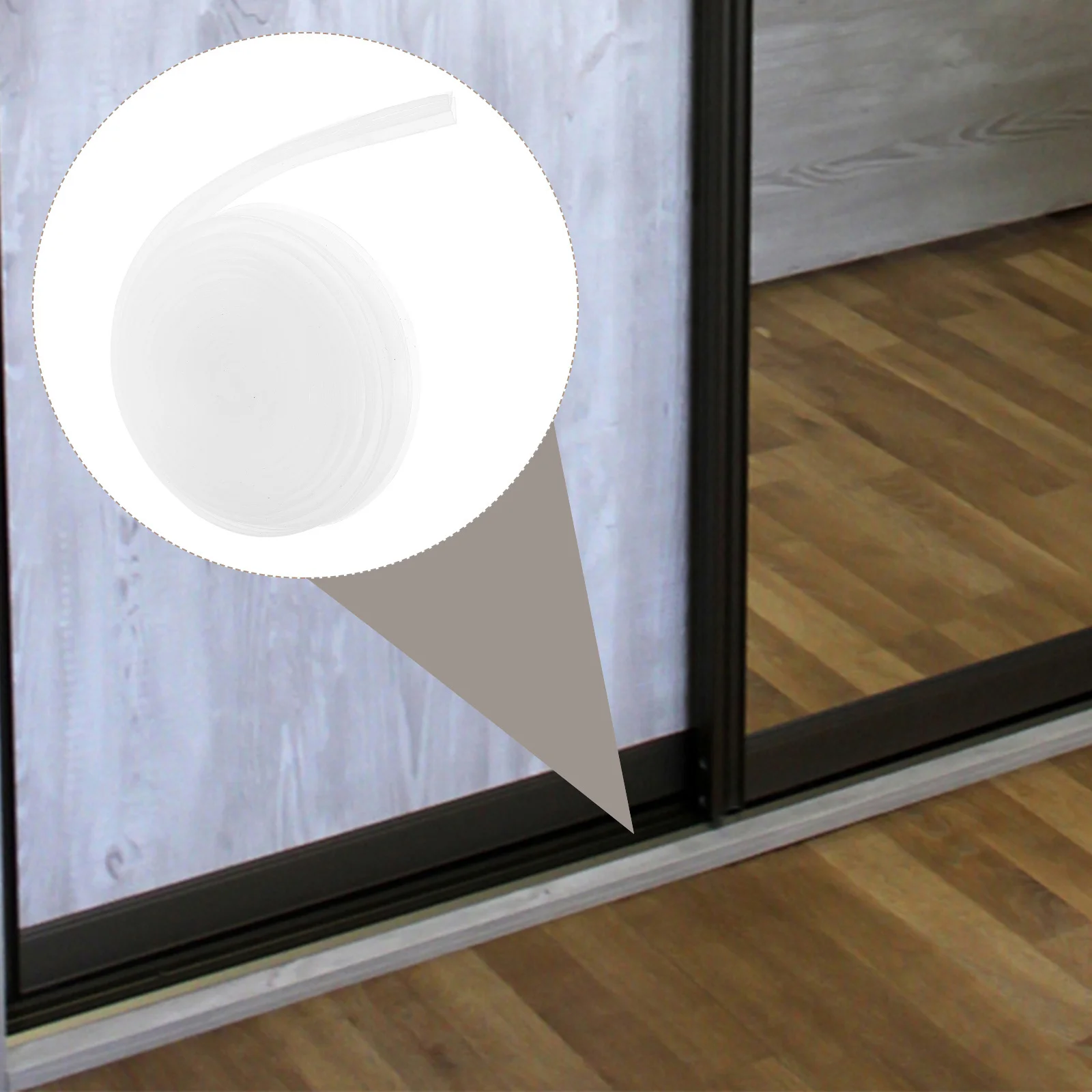 

Silicone Sealing Strip Frameless Glass Shower Door Bathroom Water Stopper Durable Flexible Easy Install Clear Shower Door Seal