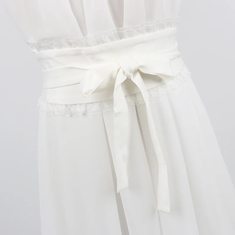 UMI MAO Waist Belt Outer Knot Decoration Shirt Wide Belt Women's Fashion Versatile Waist Fabric Tie Lace Trim Yamamoto Girdle