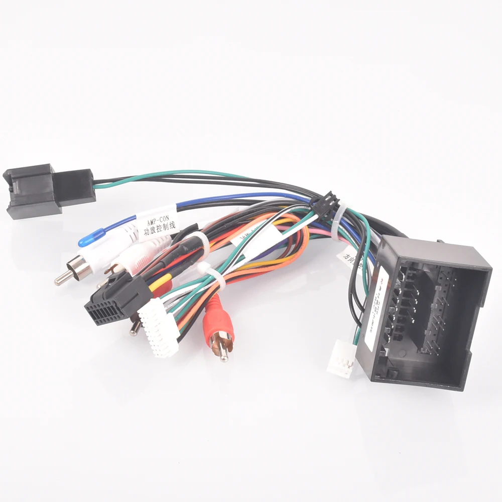 Car Radio Stereo Wiring Harness Cable Adapter Android 16pin For Chevrolet Trax Cruze (12-16) Aveo Malibu Orlando For Buick Regal