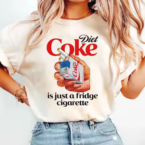 Just A Fridge Cigarette Coke Shirt I Need A Diet Coke Shirt Coke Lover Shirt Funny Gift for Coke Lover Funny Meme Tee