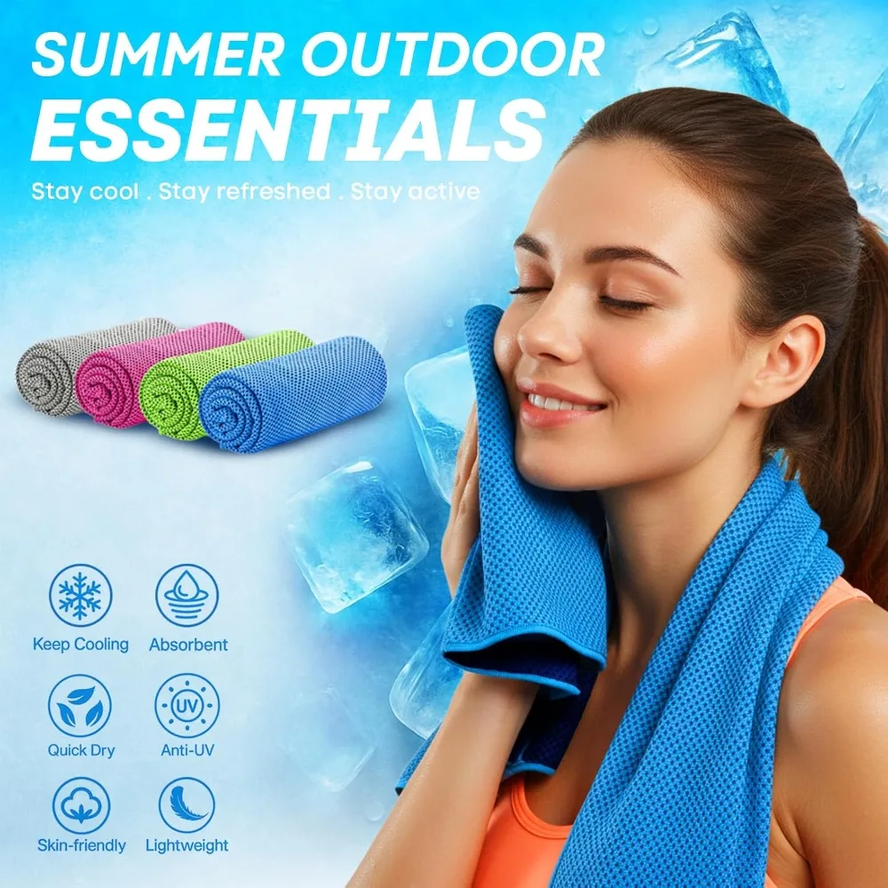 4 Pack Cooling Towels (40