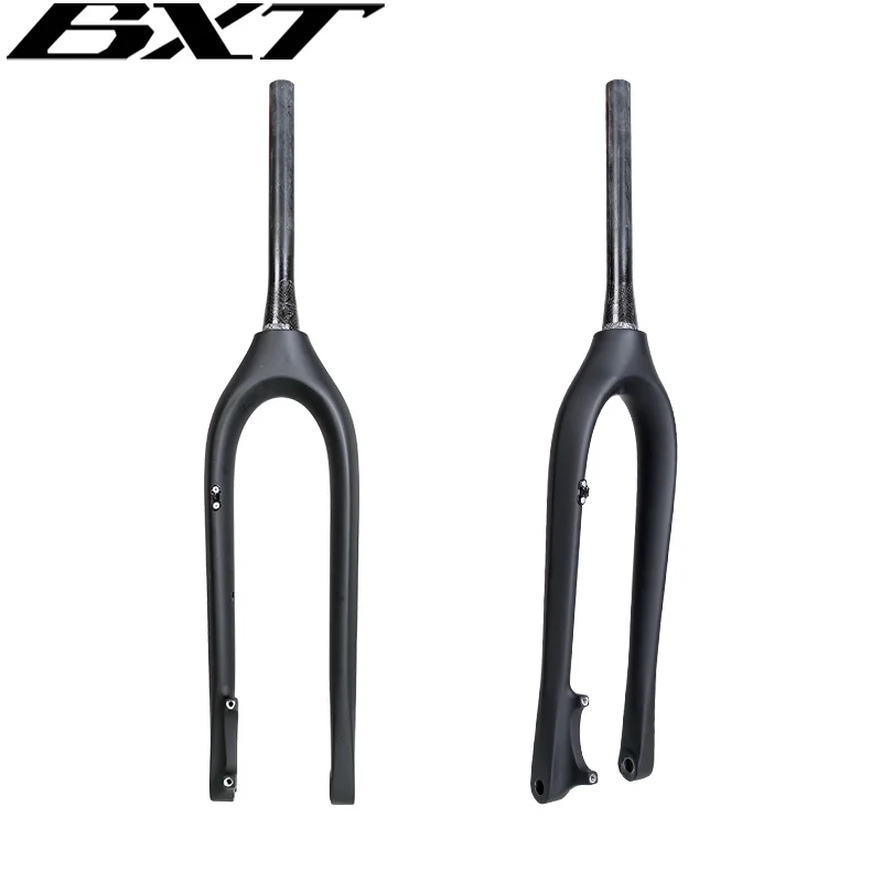 BXT-Full Carbon Bicycle Fork, Mountain Bike, Thru Axle, MTB Bike, 27.5 in, 110x15mm, 100x15mm, Newest