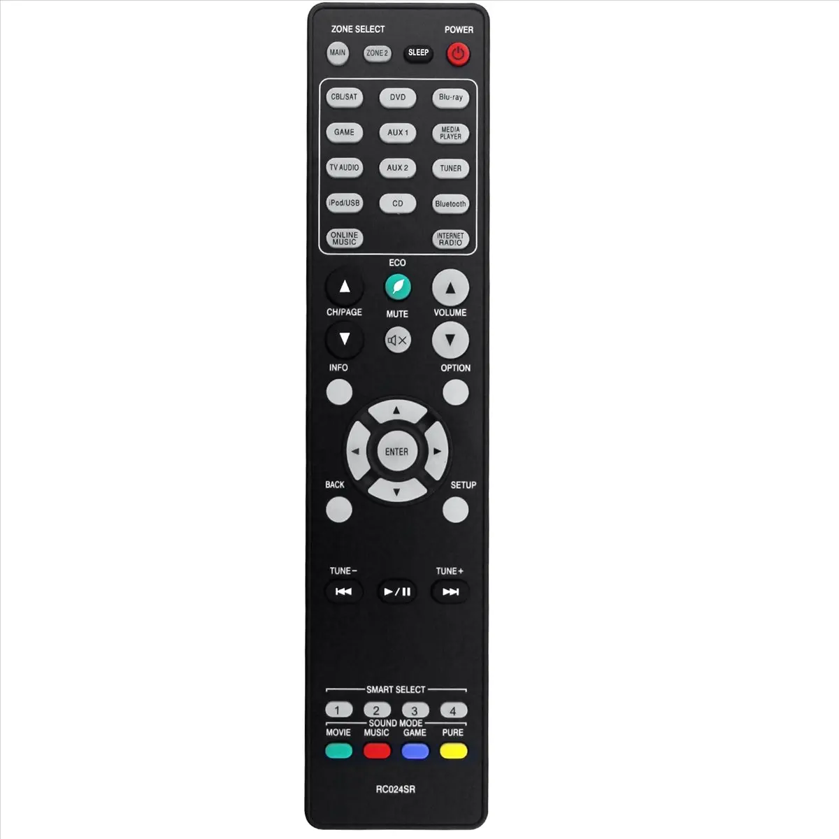 ABAI Reemplaza el Control Remoto RC024SR para Receptor AV Surround Marantz Sub RC025SR RC017SR NR1605 NR1606 SR5010 SR5011 NR1607 SR5009