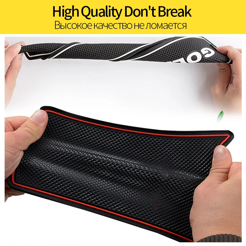 Car Door Slot Gasket For ISUZU D-MAX/MU-X 2013-2016 Silicone Anti-dirty Water Proof Tools Non-slip Coaster Interior Accessories 5