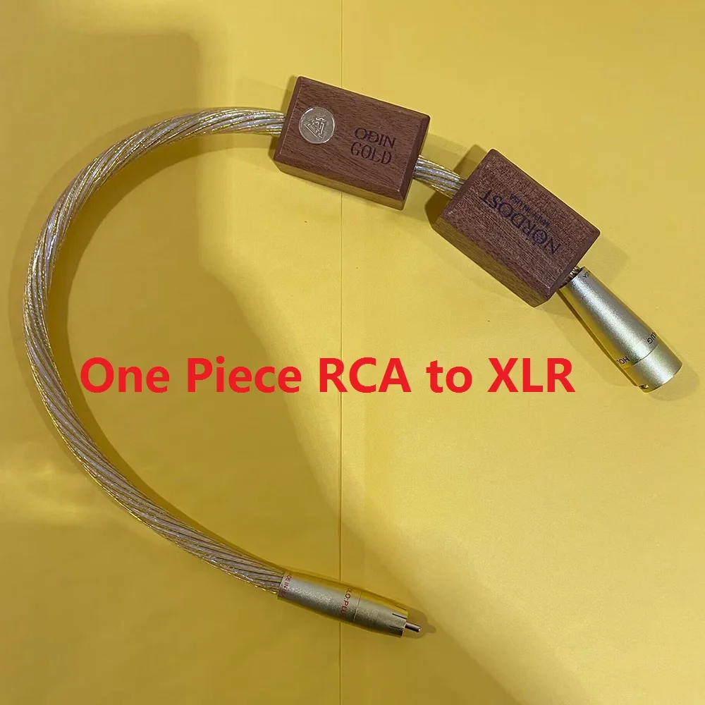 Câble Audio RCA Or ODIN 2, HIFI XLR Mâle à Femelle, Interconnexions Lin de Référence la Plus Haute, Audiophile pour Amplificateur CD, Hein2018