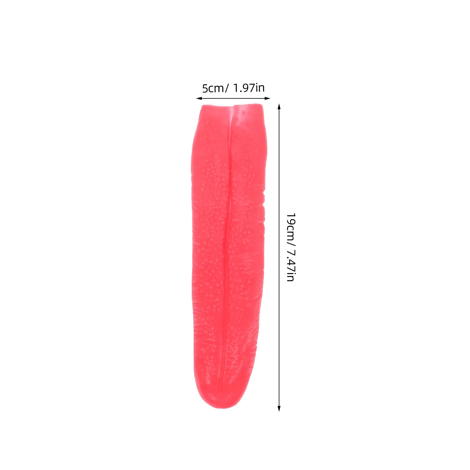3Pcs Red Lifelike Long Tongue Prop Eco Friendly Artificial Tongue for Halloween Festival Cosplay Performance Dress Up Party