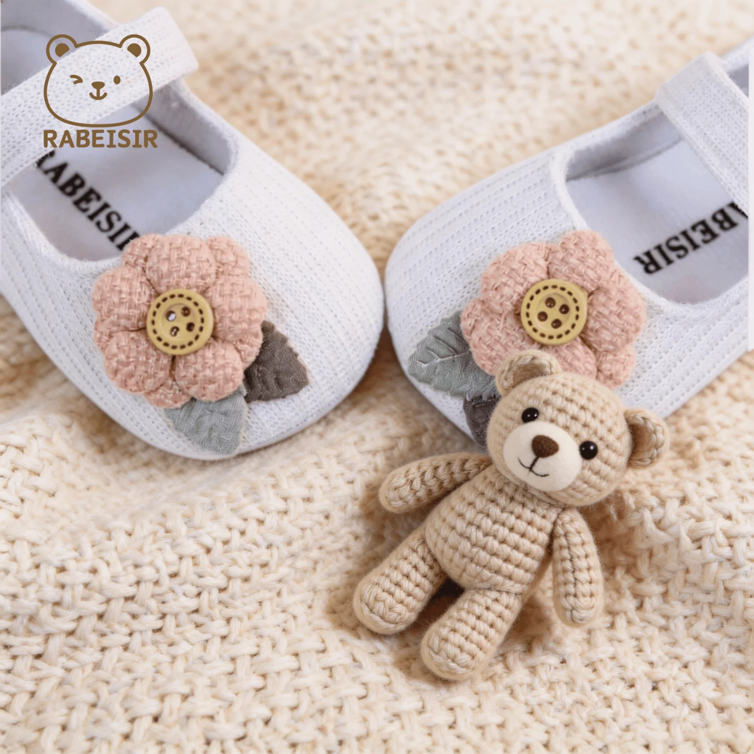Baby-Stufen-Schuhe für Babys, erstes Paar Kleinkind-Schuhe, Babyschuhe, atmungsaktiv, rutschfest, modische Mädchen-Schuhe im Prinzessinnen-Stil – Detail 19