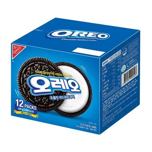 Galletas Oreo Crema Blanca 600g, 1 Pieza