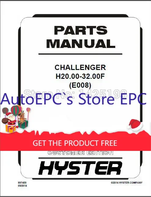 قطع غيار AutoEPC Hyster PDF 2017 لمجموعة EURO الكاملة