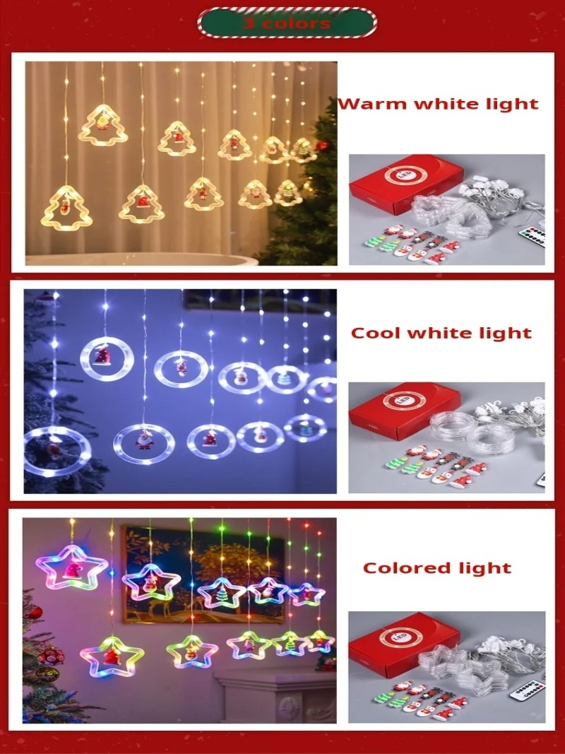 Home decoration firefly lamp Usb remote control ring lantern