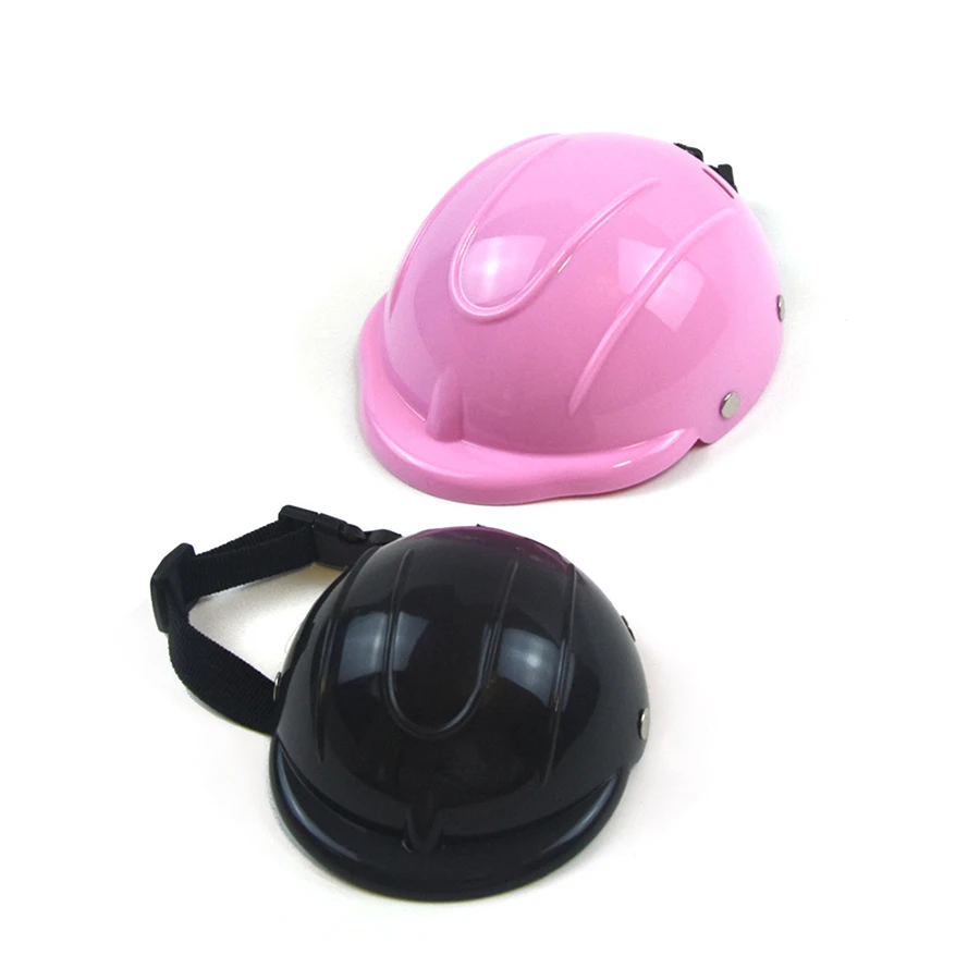 Casco seguridad ajustable para perros pequeños y gatos – Bici y moto - imagen 2