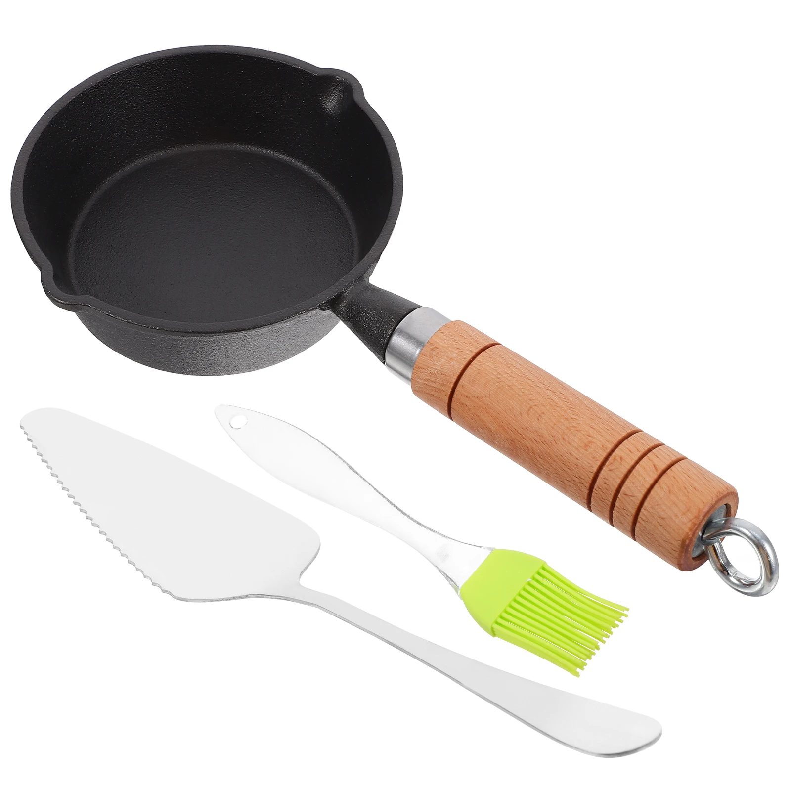 

Mini Cast Skillet 10cm Non Stick Egg Breakfast Cooking Fryer Kitchen Omelette Pan Practical Frying Pan Nonstick
