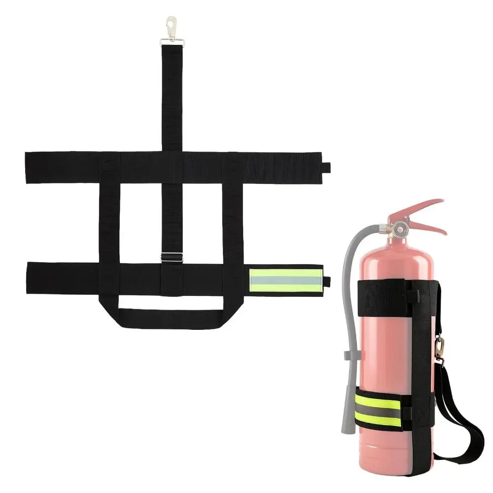 Adjustable Extinguishers Carriers Strap Flame Retardant Fire Safety Adjustable Strap Multiple Carrying Option Heavy Duty