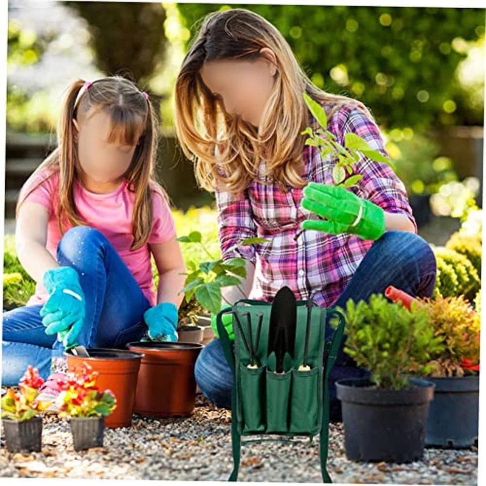 Tool Storage Bag Garden Kneeler Bag For Gardening Activities Waterproof Oxford Cloth Gardening Tool Storage Bag Garden Kneeler