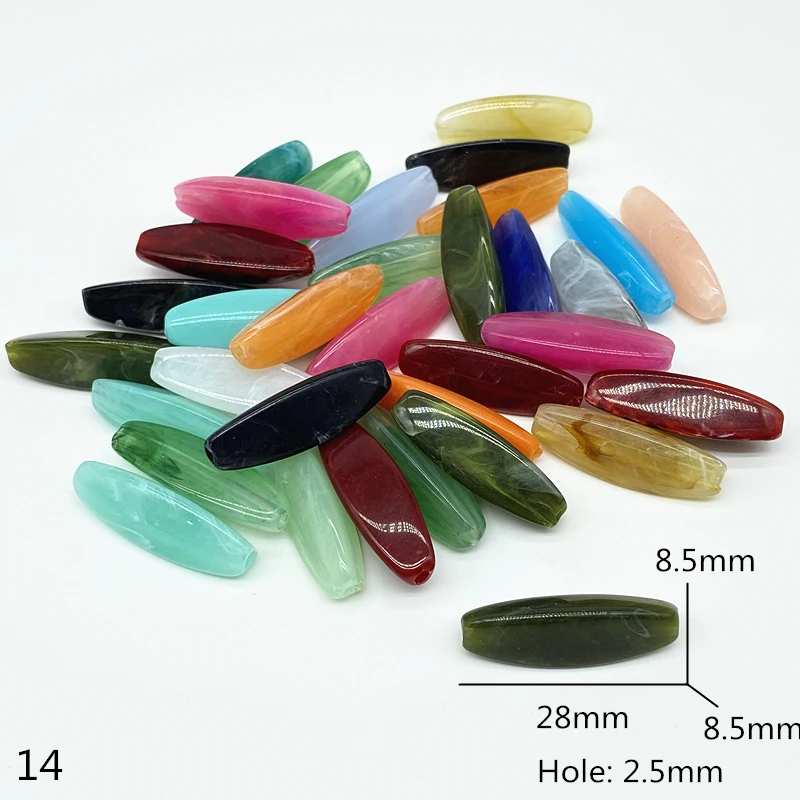 حبات أكريليك مقلدة لصنع المجوهرات ، ألوان مختلطة ، حجر طبيعي ، تأثير السحب ، سوار وإكسسوارات قلادة تصنعها بنفسك ، 10 ks