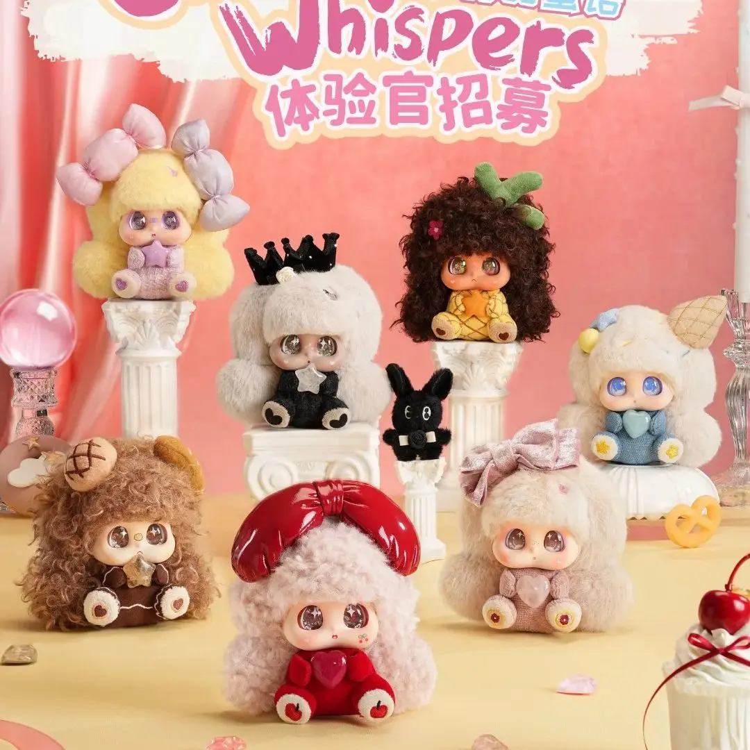 Boneca de Pelúcia Micoco&Nono Crystal Sweet Whisper Blind Box: Brinquedo da Moda, Pingente de Bolsa, Presente para Adultos e Decoração