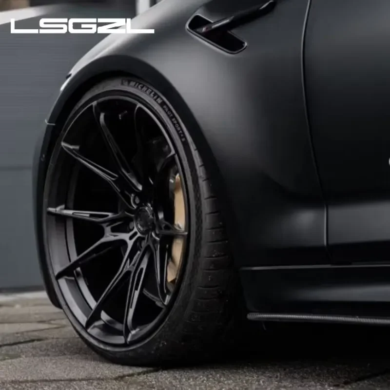 i LSGZL Custom Forged 5x112 5x120 15-26inch Aluminium Alloy Wheels 1 Piece for RS4/5 F8X M3/4 G8X 20/21 C8 C7 Z06
