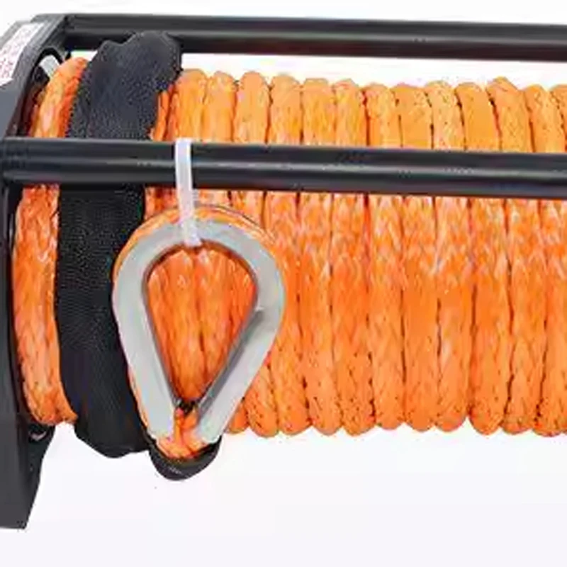 12000 lbs Electric Winch with Steel Fiber Composite Rope Wireless Truck Winch IP55 Waterproof Rating Suitable for Off Road SUV