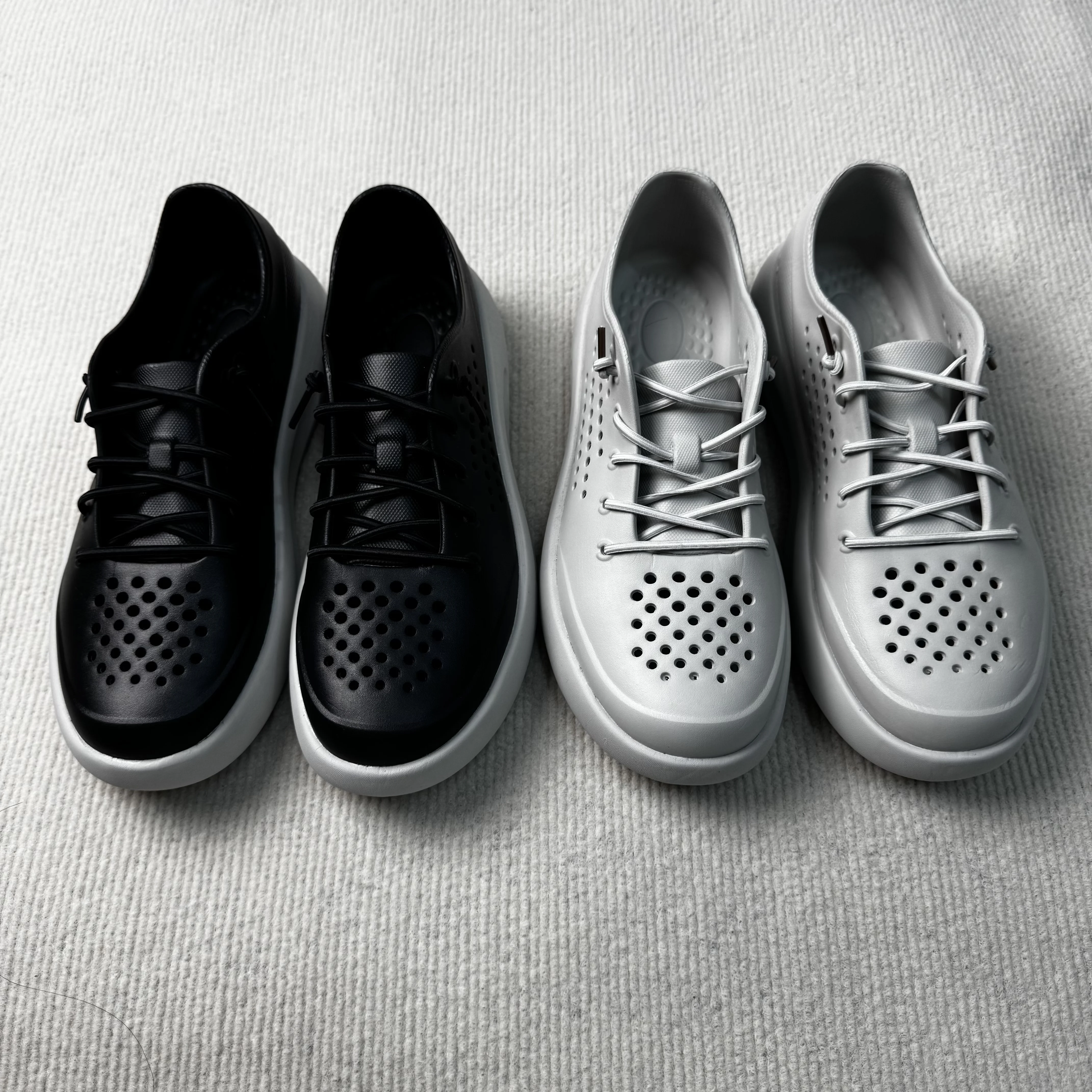 

Trendy Men's Summer Outdoor Casual Sports Commuter Shoes Comfortable Slip-On Breathable Hole Shoes EVA Footbed Unisex Sandals