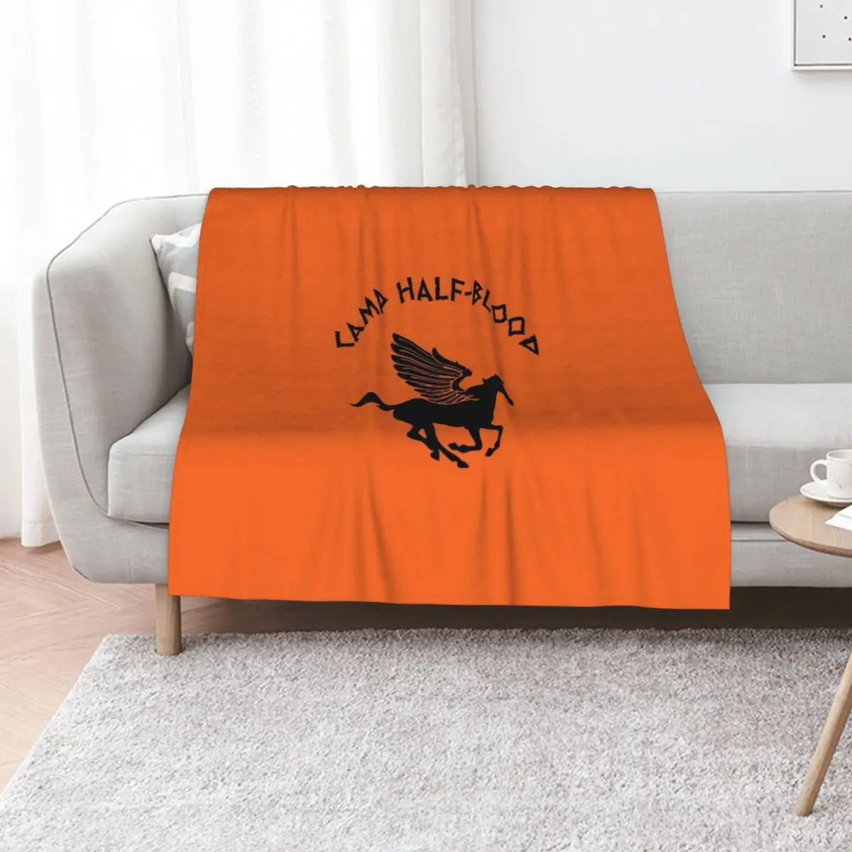 Camp half blood Throw Blanket Soft Plaid Cute Plaid Soft Beds Thin Heavy Nap Blankets