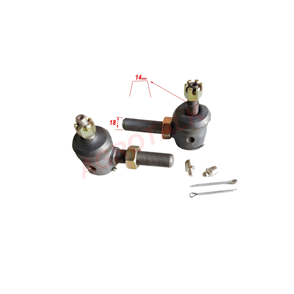 FT254.31.019 + FT254.31.020 , Set of steering rod joints ( R & L ) for Foton Lovol FT254 tractor