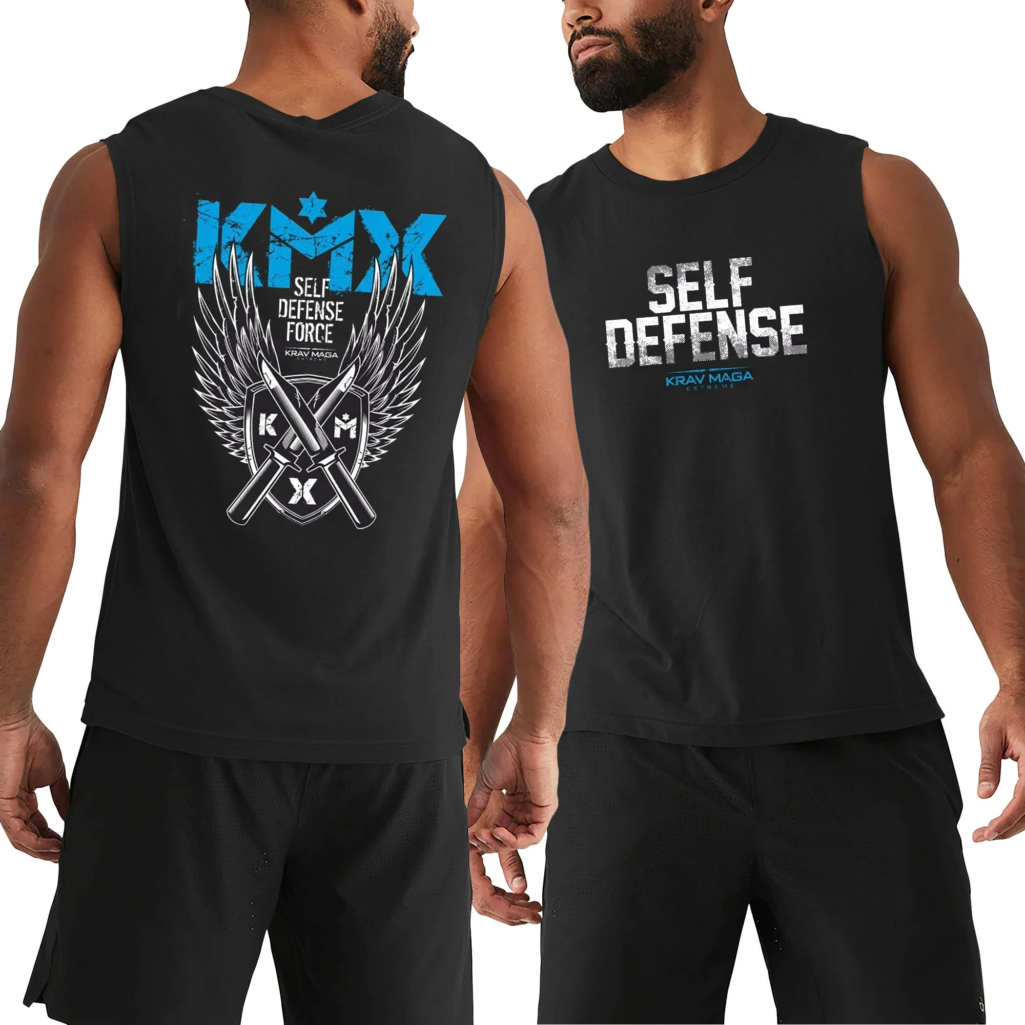 Israel Defense Forces Krav Maga Self-Defense System Vest New 100% Cotton O-Neck Summer Casual Mens Tank Top Sleeveless T-shirt