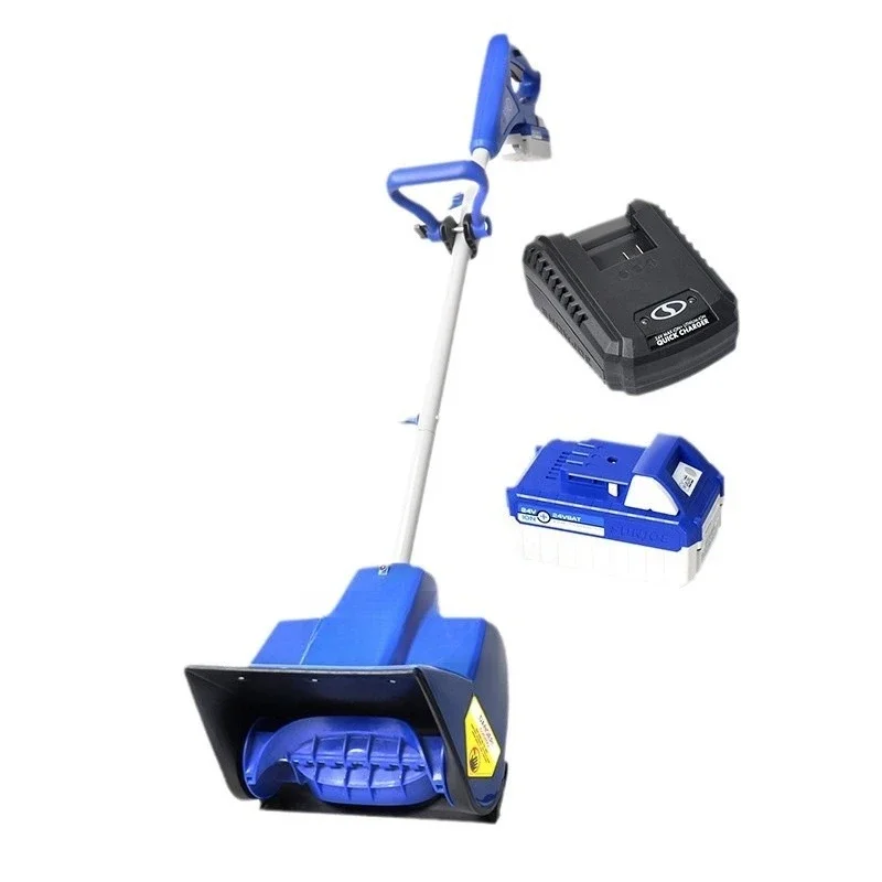 Electric lithium battery snow thrower small school road household snow clearing artifact snow plow
