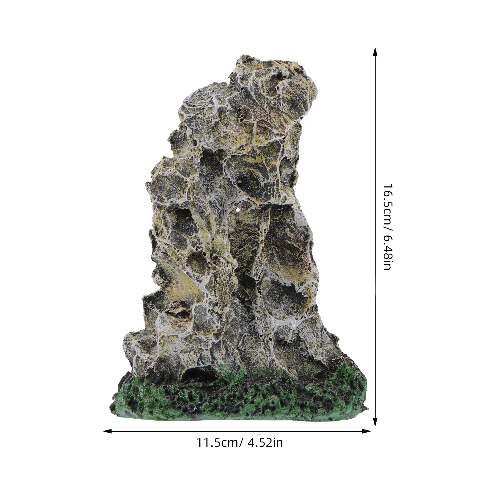 

Resin Aquarium Rockery Ornament Realistic Landscape Decor Fish Tank Hiding Playing Place Artificial Aquarium