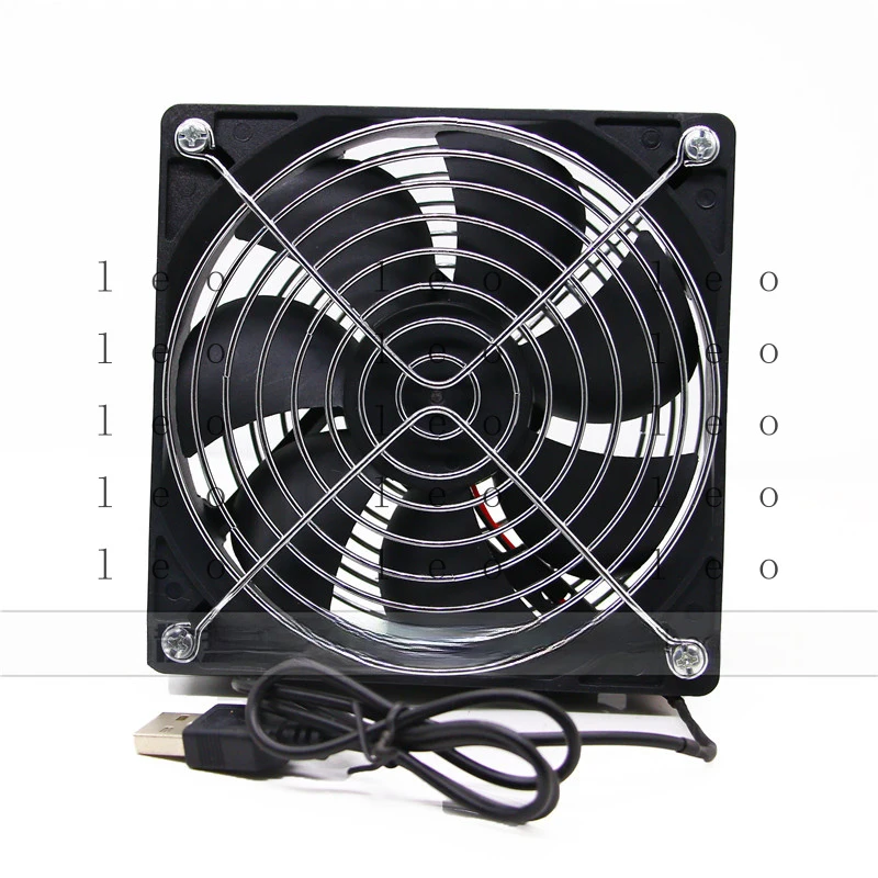 8CM 9CM 12CM USB 5V fan for set-top box, router cooling fan, ultra-quiet computer case fan