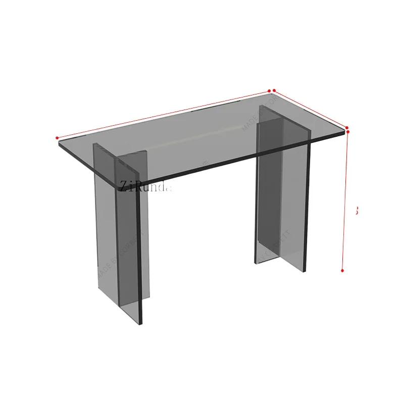 Luxury modern rectangular boss desk laptop floating study table negotiation meeting long table simple