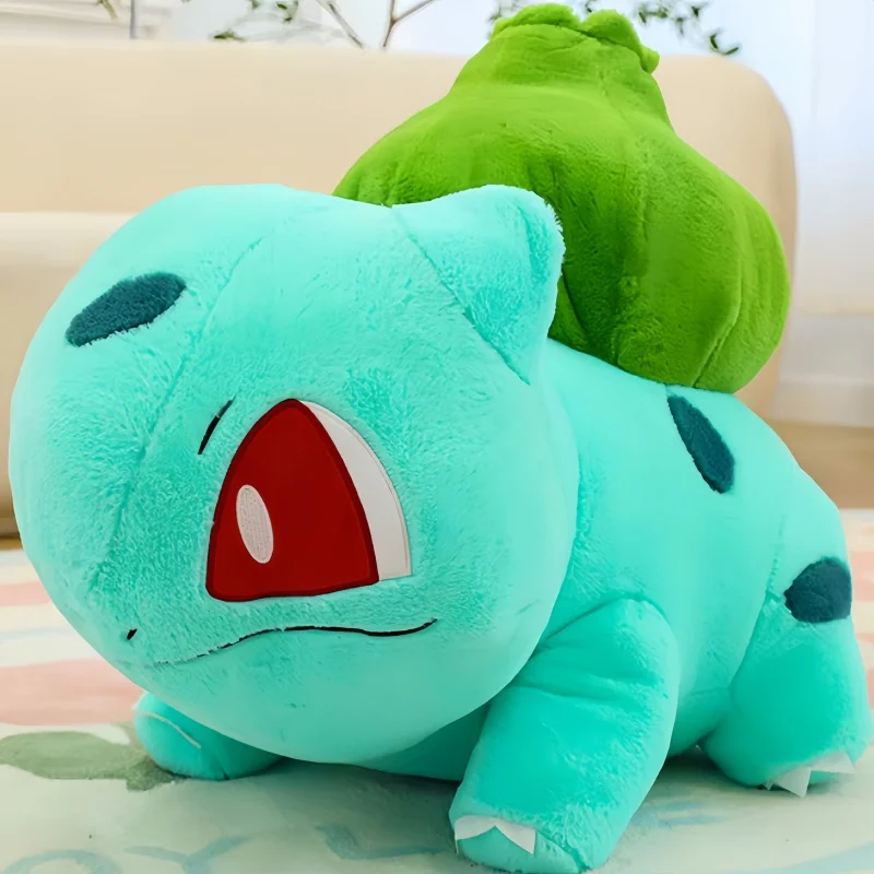 95CM Super Big Size Pokémon Bulbasaur Kawaii Cartoon Anime Knuffels Knuffeldier knuffel Slapen kussen kinderen Gift