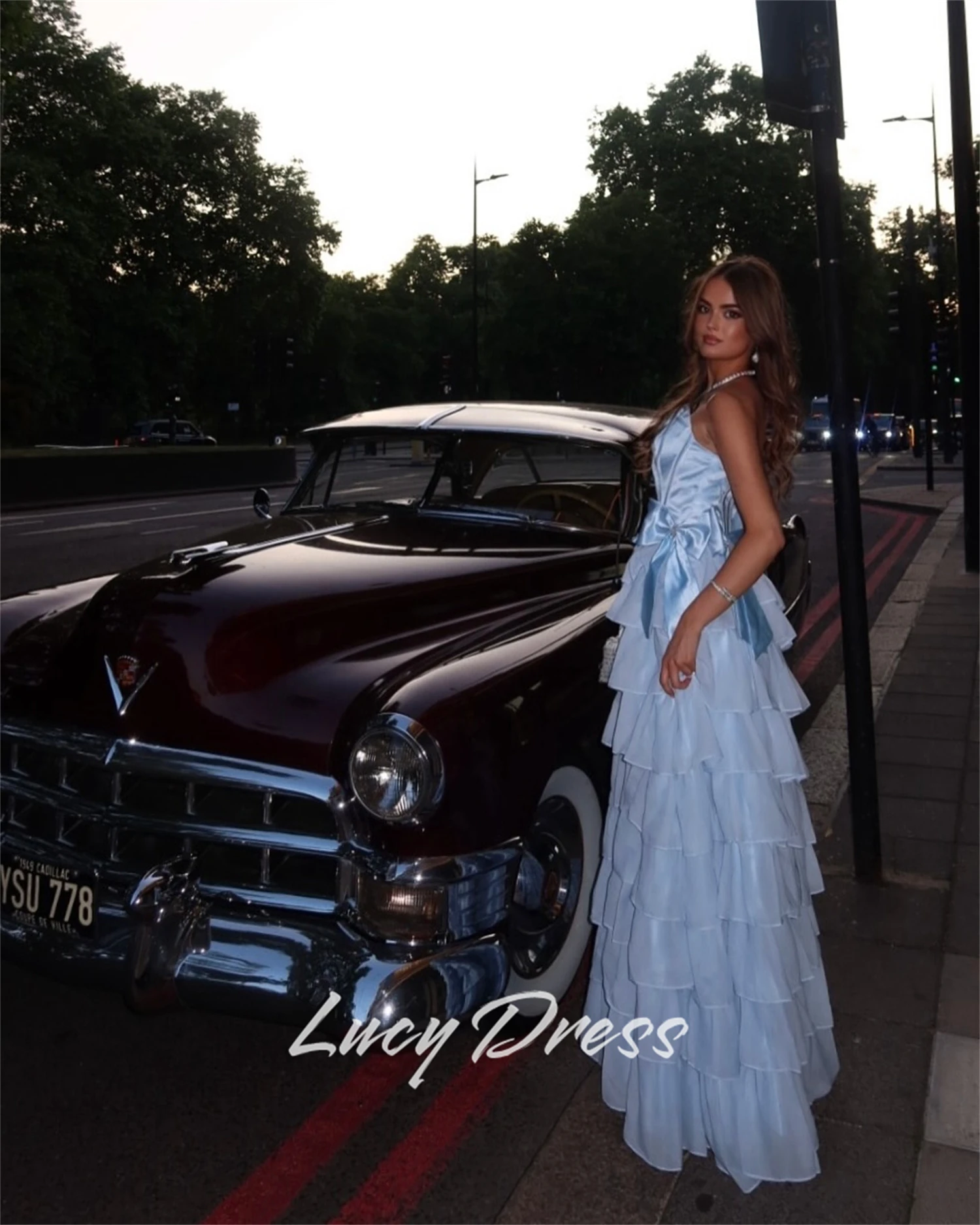 Lucy robe de Cocktail personnalisée femme robe d'été pour invité de mariage élégant Sharon robes de soirée heureuses pour les Occasions spéciales