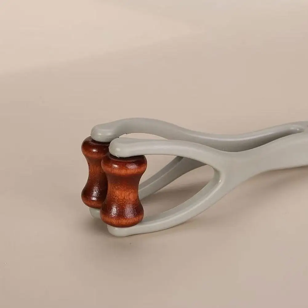 1/2/3/5 Stück Massageroller aus Massivholz für die Finger, mit 360°-Funktion ° Roller-Clip-on-Design zur Linderung von Handmeridianbeschwerden – Detail 15