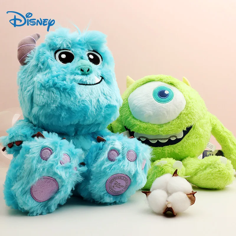 Dibujos animados de Disney Kawaii juguetes de peluche Monsters Inc Sullivan familia Mike Wazowski juguete conjunto para niños niña lindo película animales de peluche nuevo