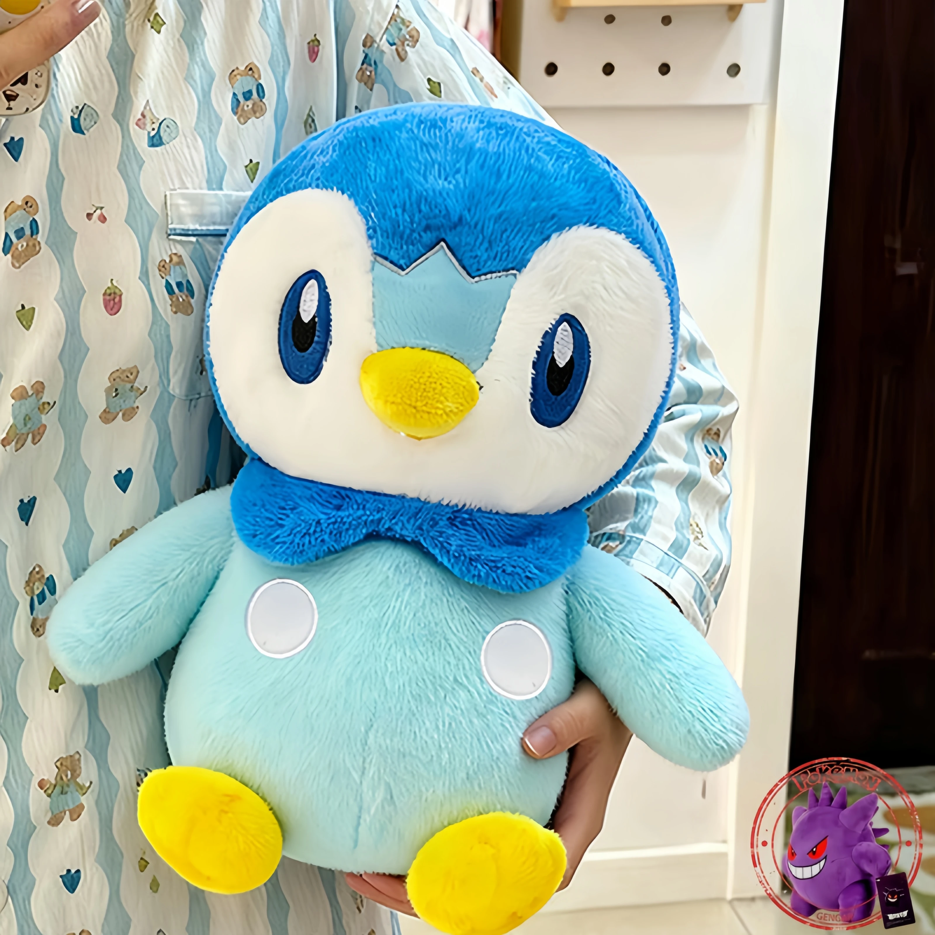  Kawaii Big Size Piplup Plush Toy Penguin Piplup Stuffed Anime Doll Super Soft Cuddly Squirtle Bulbasaur Charmander Plushie Toy